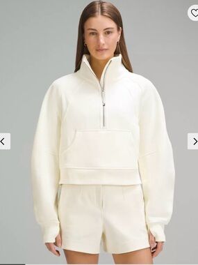 Scuba Oversized Funnel-Neck Half Zip- color Sundance